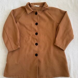 Brown Cropped Coat